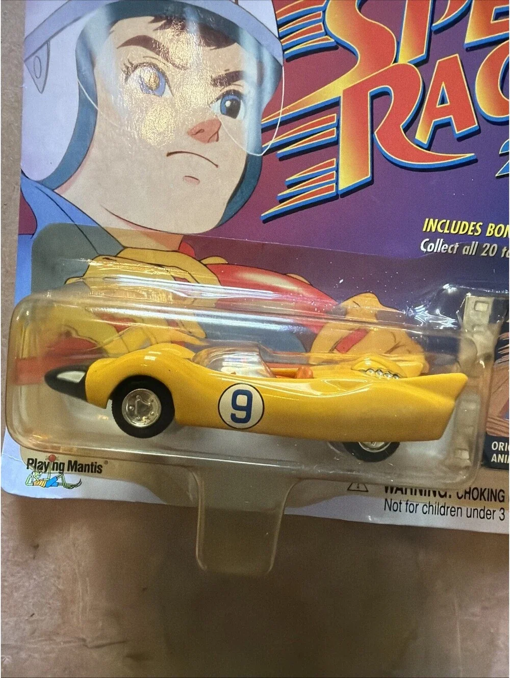 Johnny Lightning Speed Racer 2000 #9 Racing X Shooting Star Car Cel #3 Sealed